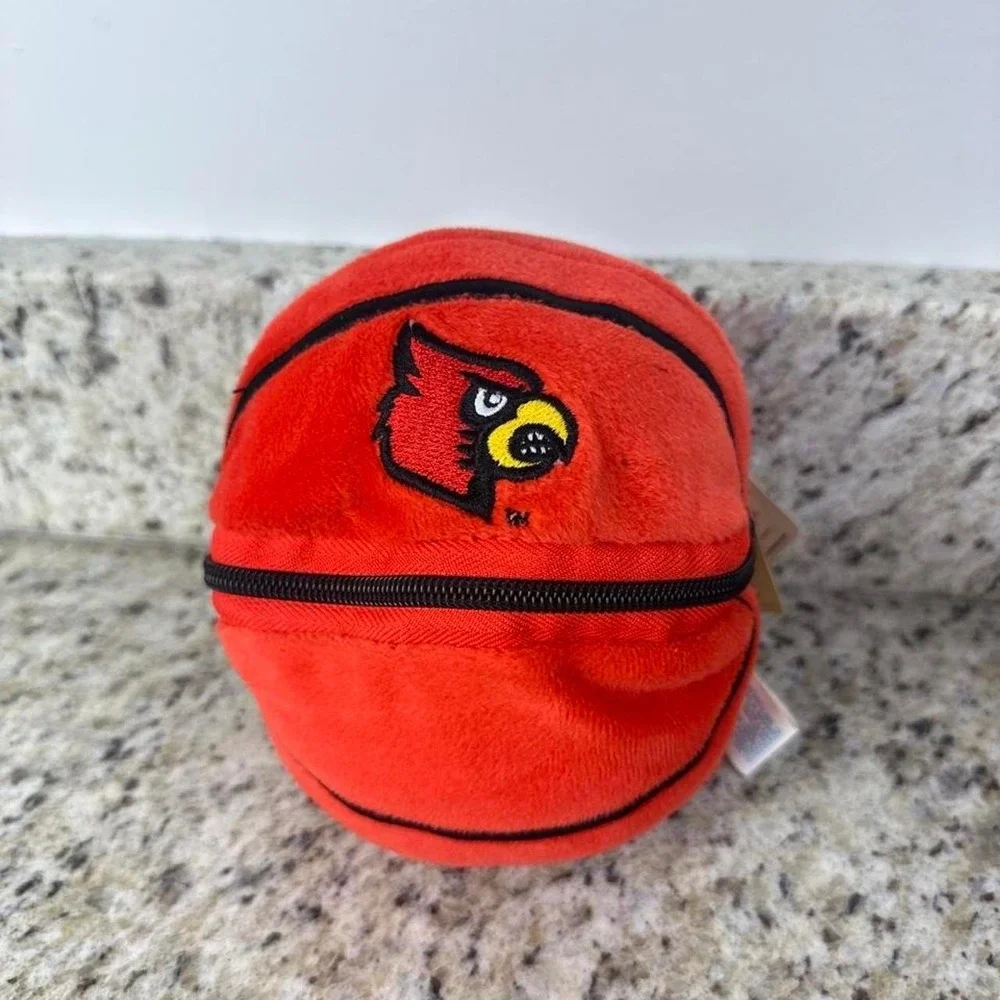 University of Louisville basketball bear in a basketball case vintage